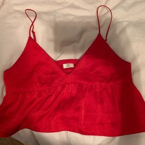 Aritzia red cami